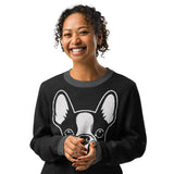 Bostie Face Knitted Crew Neck Sweater