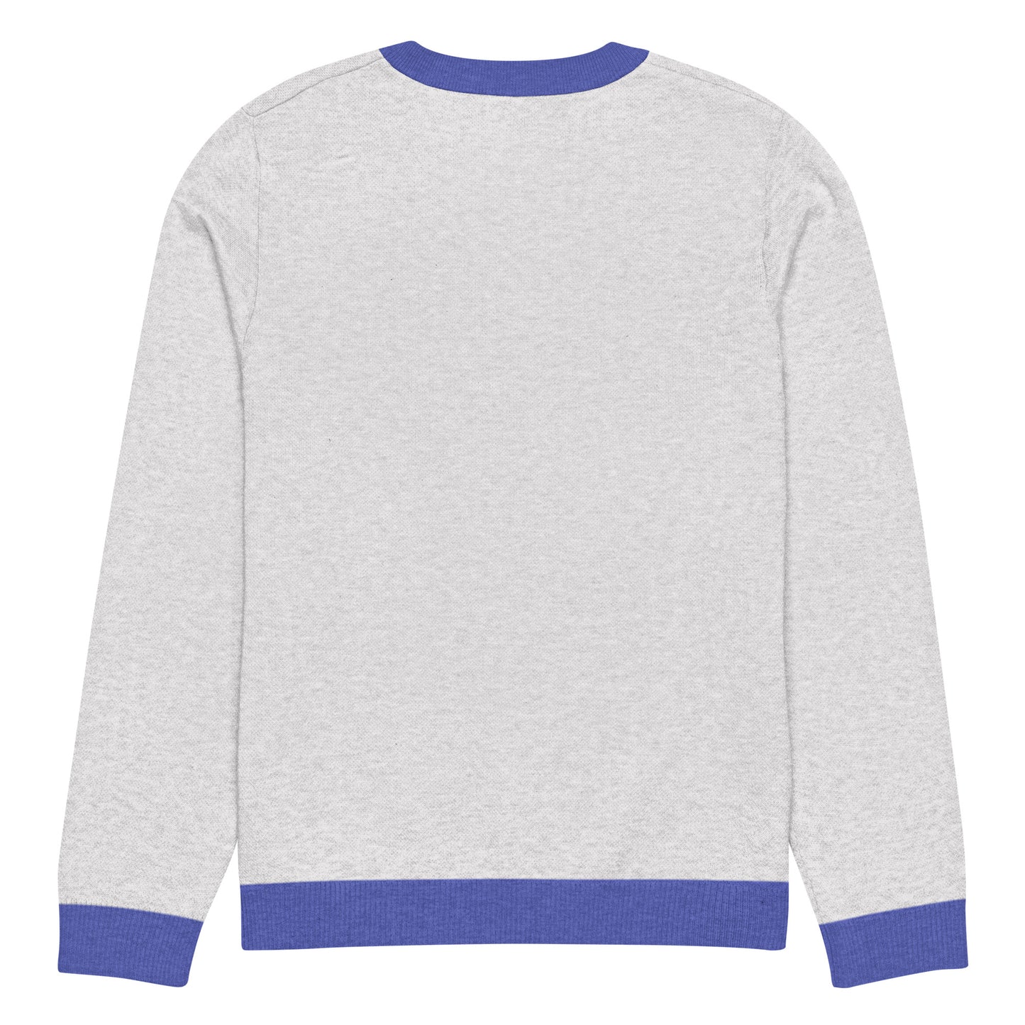 Ugly Christmas Boston Terrier Knitted Crew Neck Sweater