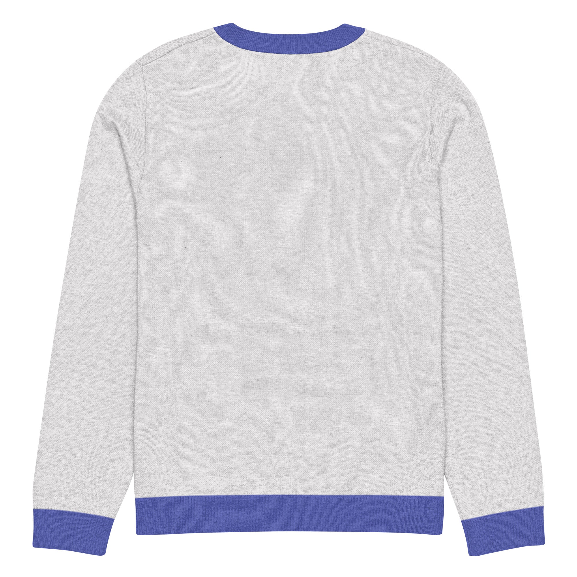 Ugly Christmas Boston Terrier Knitted Crew Neck Sweater