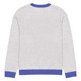 Ugly Christmas Boston Terrier Knitted Crew Neck Sweater