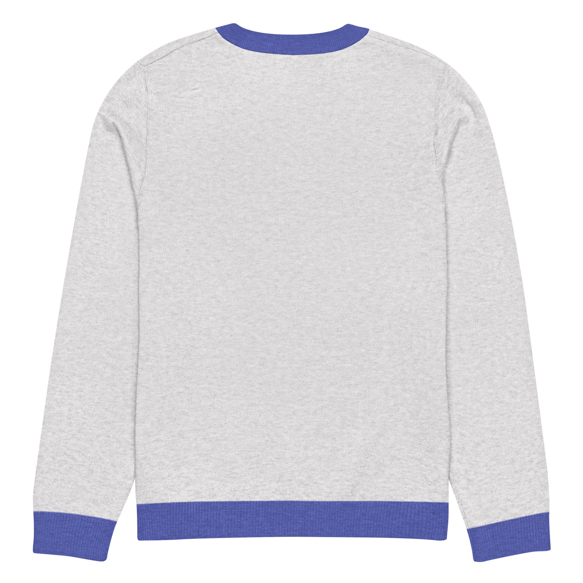 Ugly Christmas Boston Terrier Knitted Crew Neck Sweater
