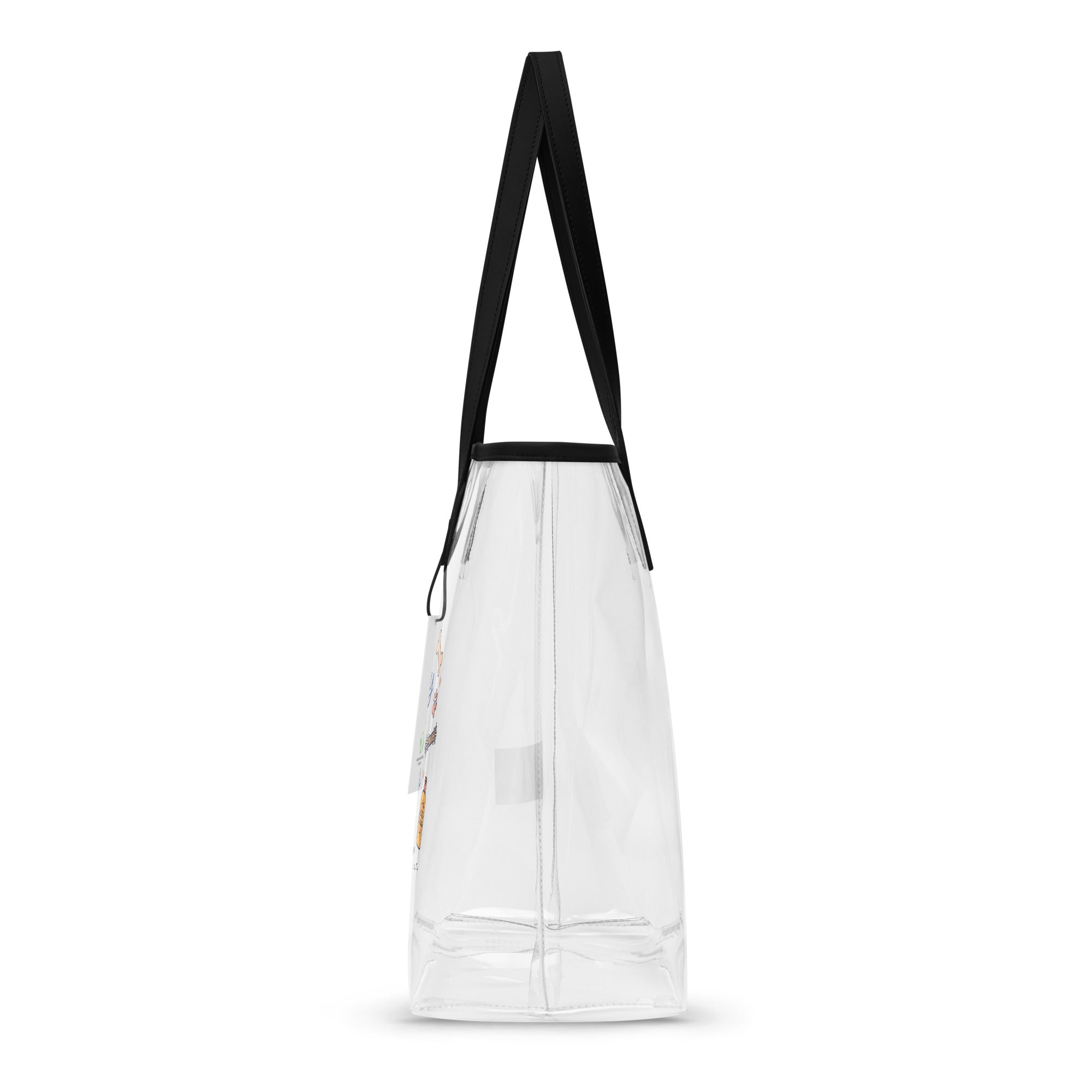 Sandy Paws & Sunny Days Clear Tote Bag .