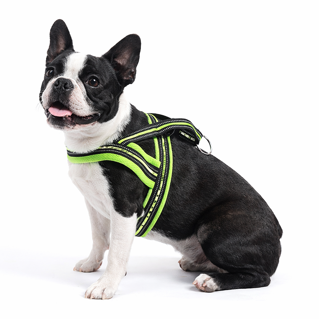 ComfortFit A7 Soft Padded Reflective Strap Dog Harness .