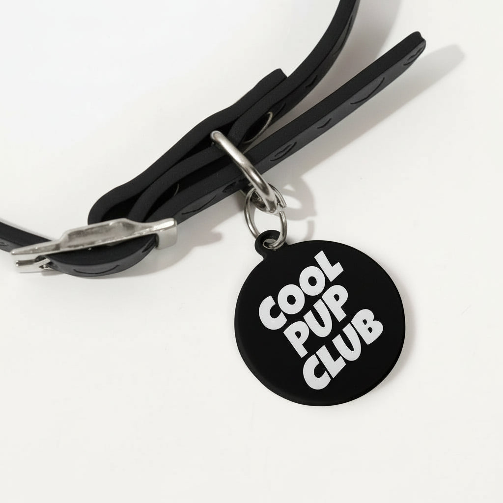 Cool Pup Club Laser Metal Alloy Dog ID Tag .