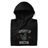 Property Of My Dog Custom Embroidered Unisex Hoodie .