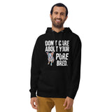 Colored Boston Terrier Dog - Don't Care About Your Pure Bred Unisex Hoodie .