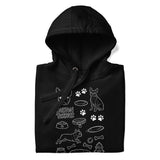 Boston Terrier Doodle Dog Lover Unisex Hoodie .
