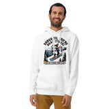 Shred Til You're Dead (Tired) Boston Terrier Snow Club Unisex Hoodie .