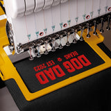 Custom Dog Dad with Dog Name Embroidered Cuffed Beanie .