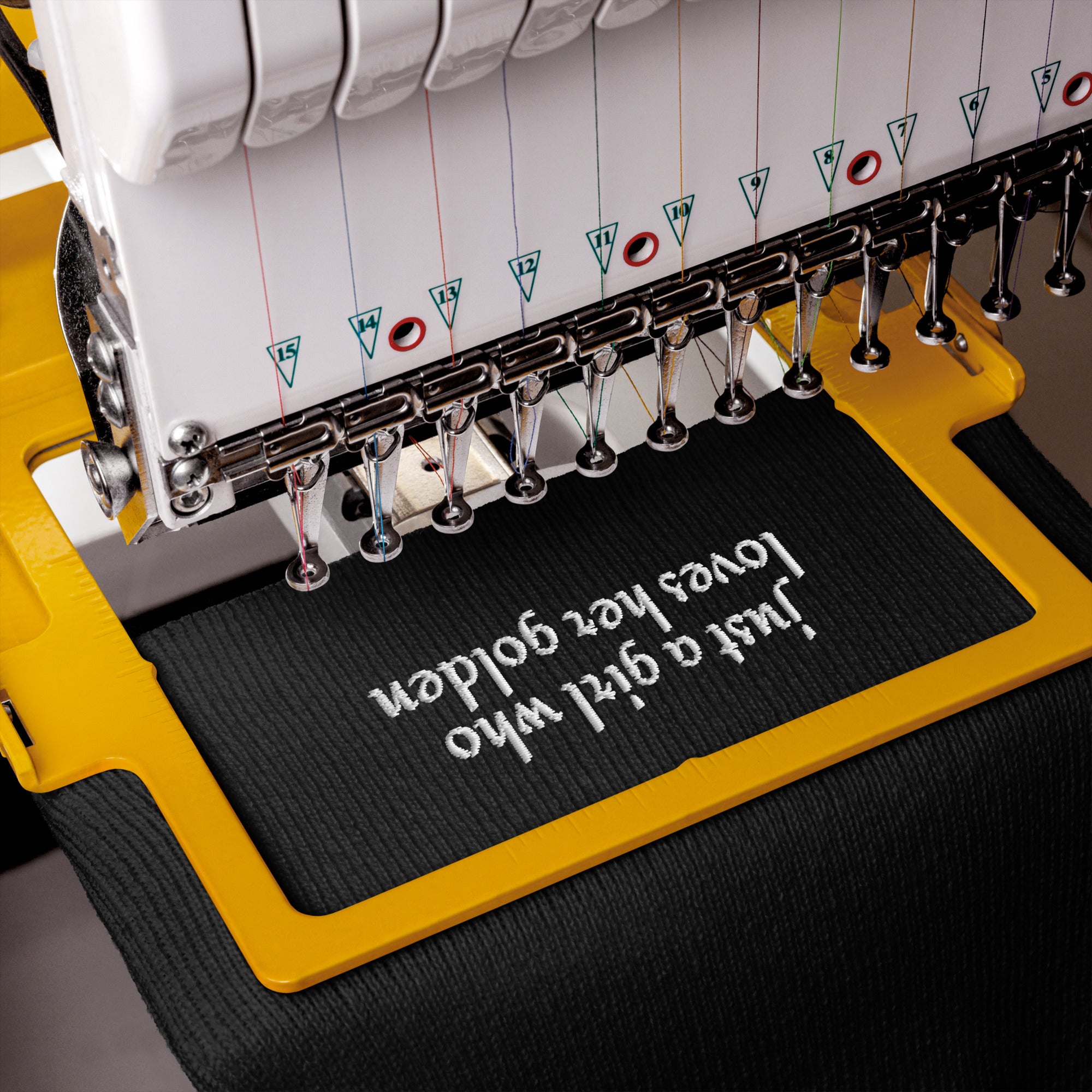 Just A Girl Who Loves Her Golden Cuffed Beanie .