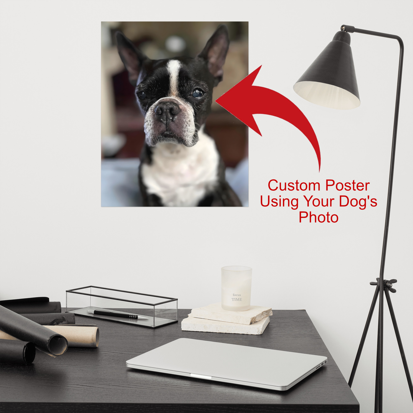 Custom Poster Using Dog Photo