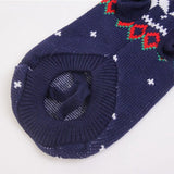 Christmas Snowflake Holiday Pet Sweater Navy Blue