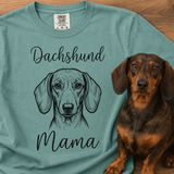 Dachshund Mama Mode Garment-dyed Heavyweight T-Shirt .