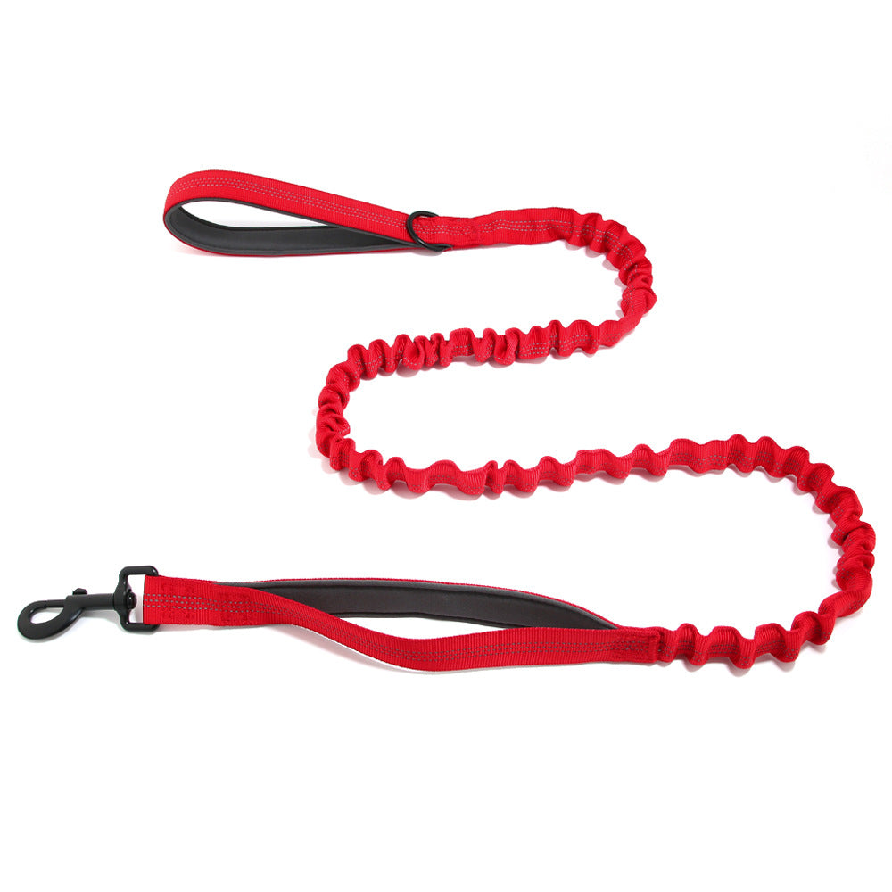 Dog Leash That Doesn't Choke The Handler . Red