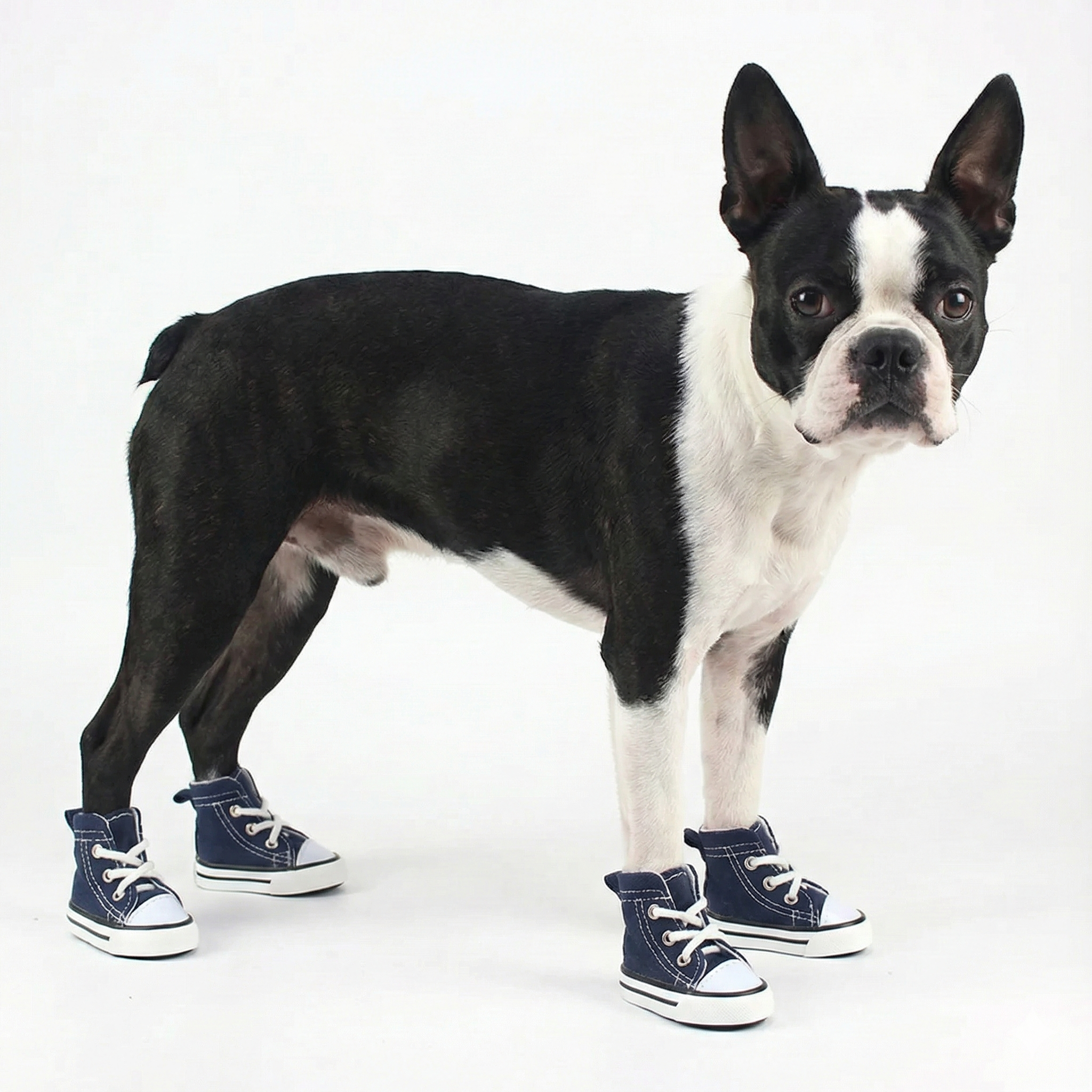 Denim Paws Canvas Dog Shoes .