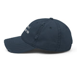 My Dog And I Talk Sh!t About You Funny Dog Owner Embroidered Distressed Dad Hat