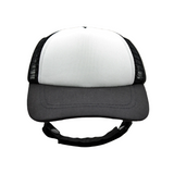Pet Trucker Hat for Dogs – UV Protective Mesh Cap with Secure Fit for Small, Medium & Large Dogs . White Black