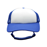 Pet Trucker Hat for Dogs – UV Protective Mesh Cap with Secure Fit for Small, Medium & Large Dogs . White Blue