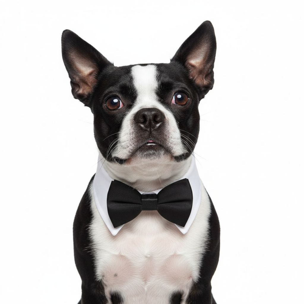 Dog Tuxedo Bow Tie Collar