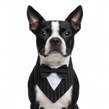 Dog Tuxedo Bow Tie Suit Bandana Triangular Binder