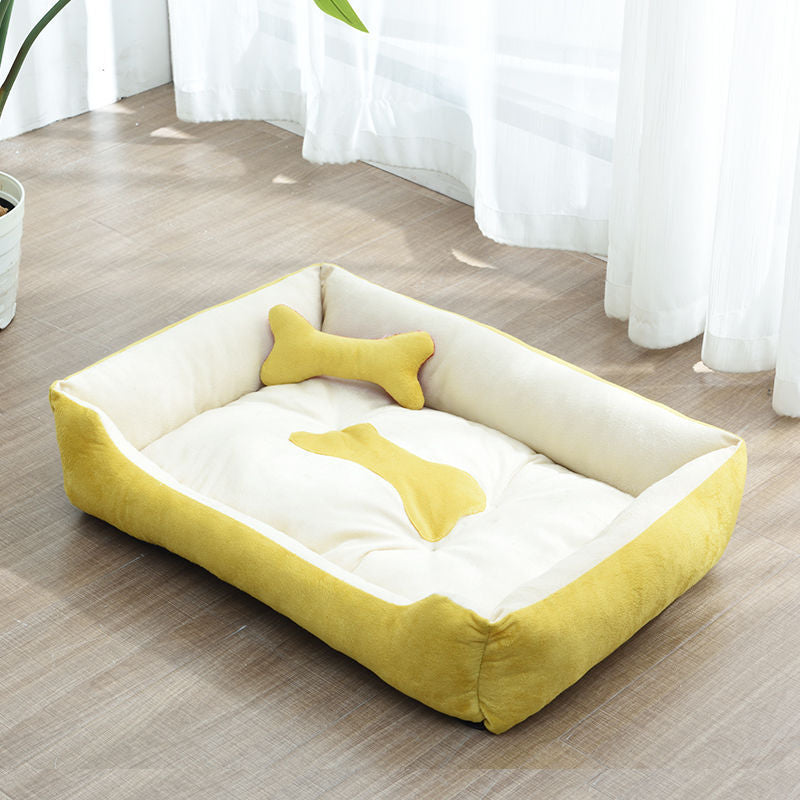 Soft Bone Dog Bed