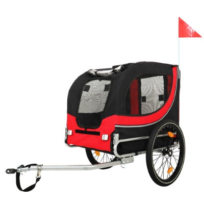 Large Bike Trailer For Dogs 120LB Capacity All-Terrain Pet Carrier