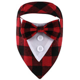 Dog Tuxedo Bow Tie Suit Bandana Triangular Binder