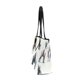 Geometric Terrier Elegance - Euramerican Tote Bag (Model1656) (Large)