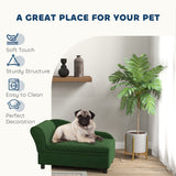 Pet Sofa Bed Couch With Storage - Green