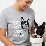 Eat Fart Snore Repeat T-Shirt