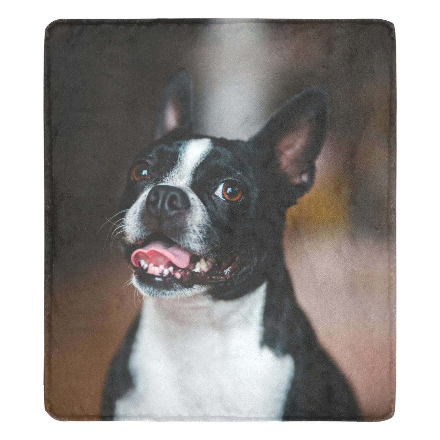 Custom Dog Picture Ultra-Soft Micro Fleece Blankets .