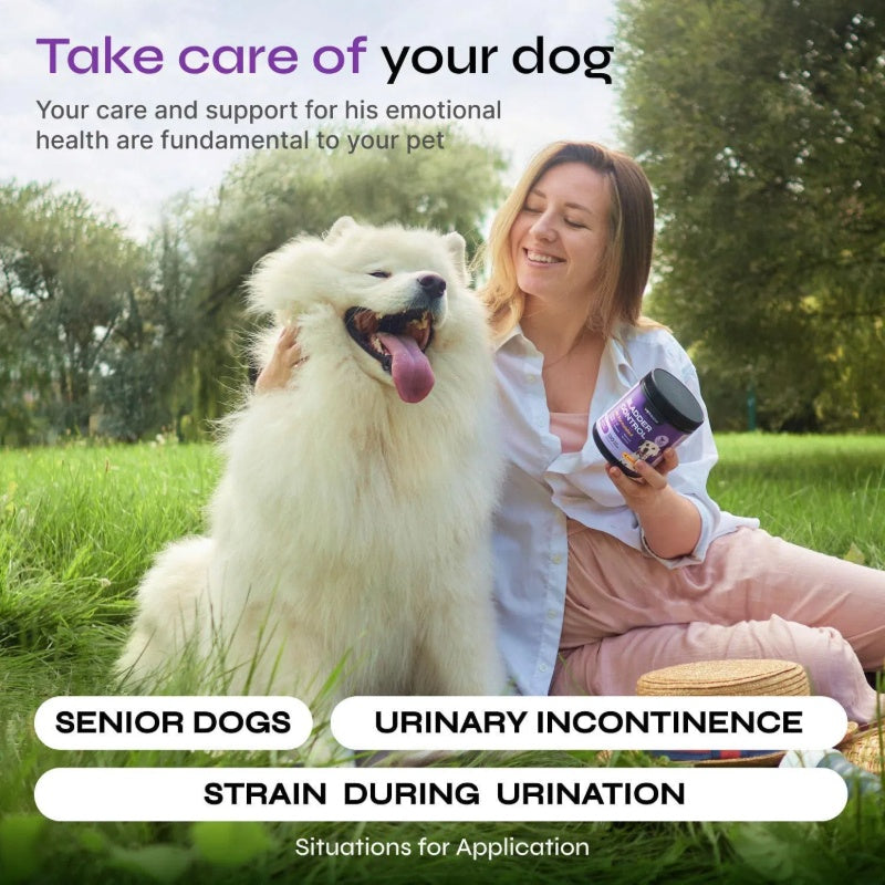 Dog UTI Treatment Duck Flavor Bladder Control Cranberry Chews Supplement For Urinary Tract Bladder & Kidney Health