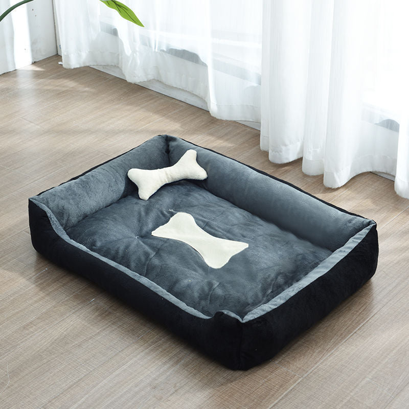 Soft Bone Dog Bed