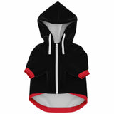 Retro Merry Christmas Dog Zip-Up Hoodie