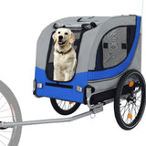 Large Bike Trailer For Dogs 120LB Capacity All-Terrain Pet Carrier