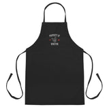 Property Of My Dog Custom Embroidered Apron . Default Title