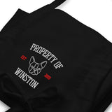 Property Of My Dog Custom Embroidered Apron .