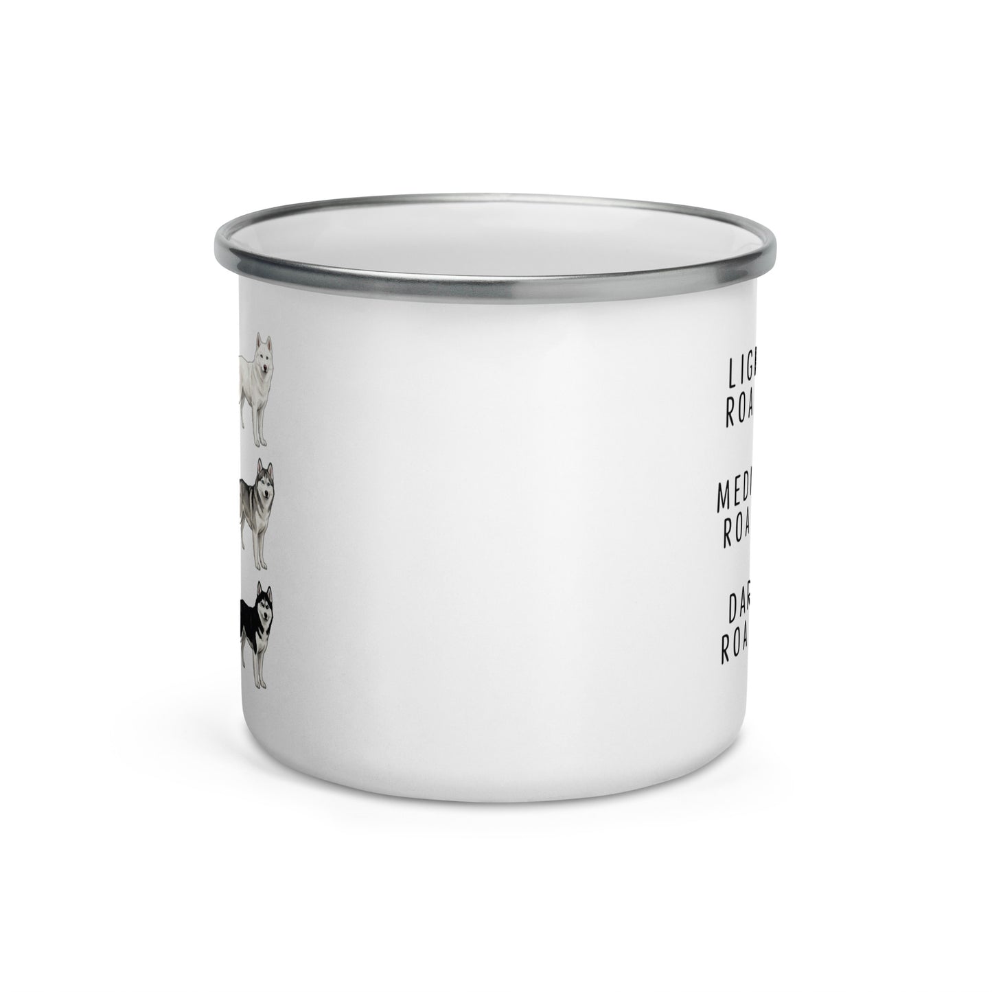 Husky Coffee Roast Enamel Mug .