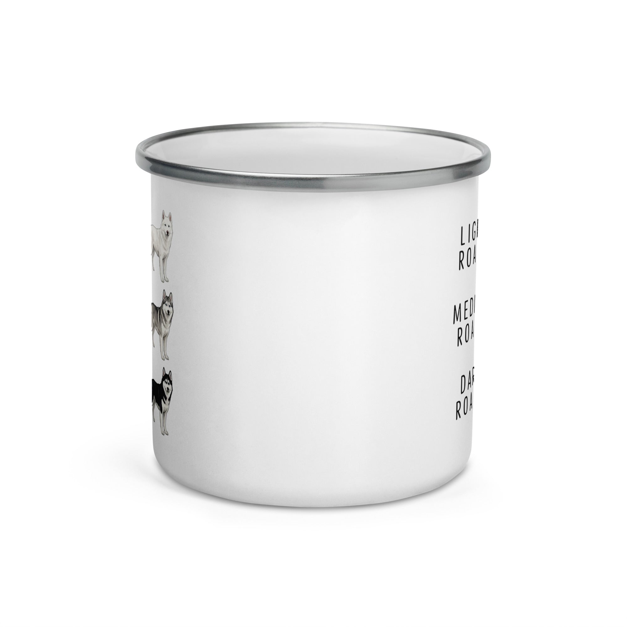 Husky Coffee Roast Enamel Mug .