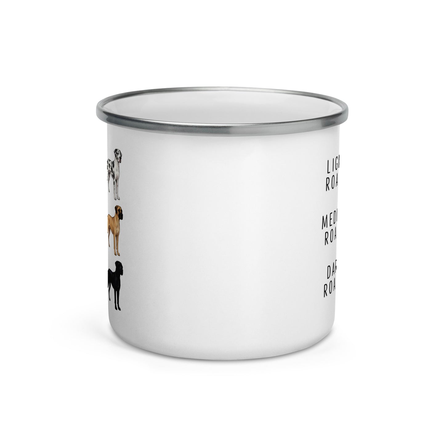Great Dane Coffee Roast Enamel Mug .