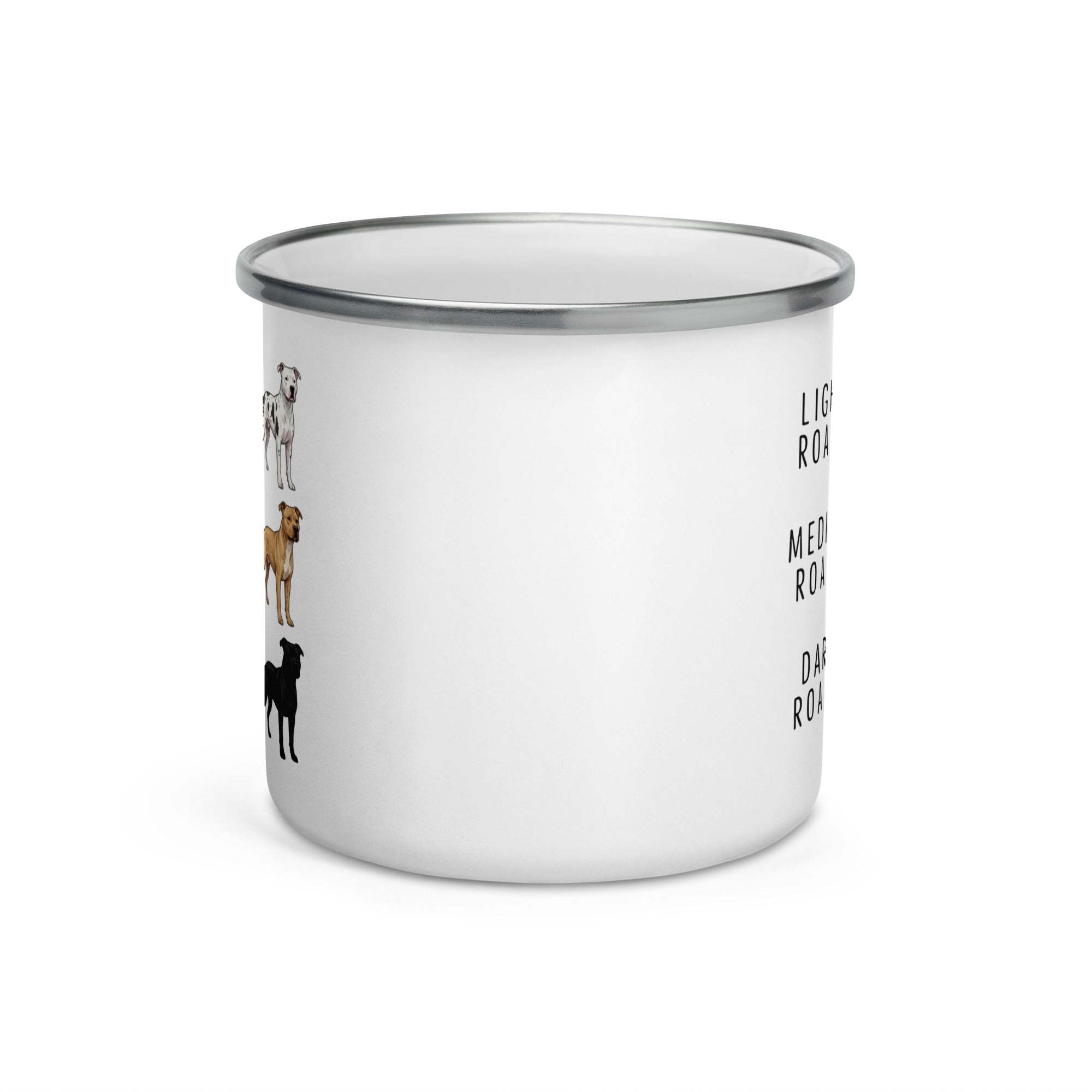 Pit Bull Coffee Roast Enamel Mug .