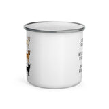 Chihuahua Coffee Roast Enamel Mug .