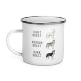 Husky Coffee Roast Enamel Mug .