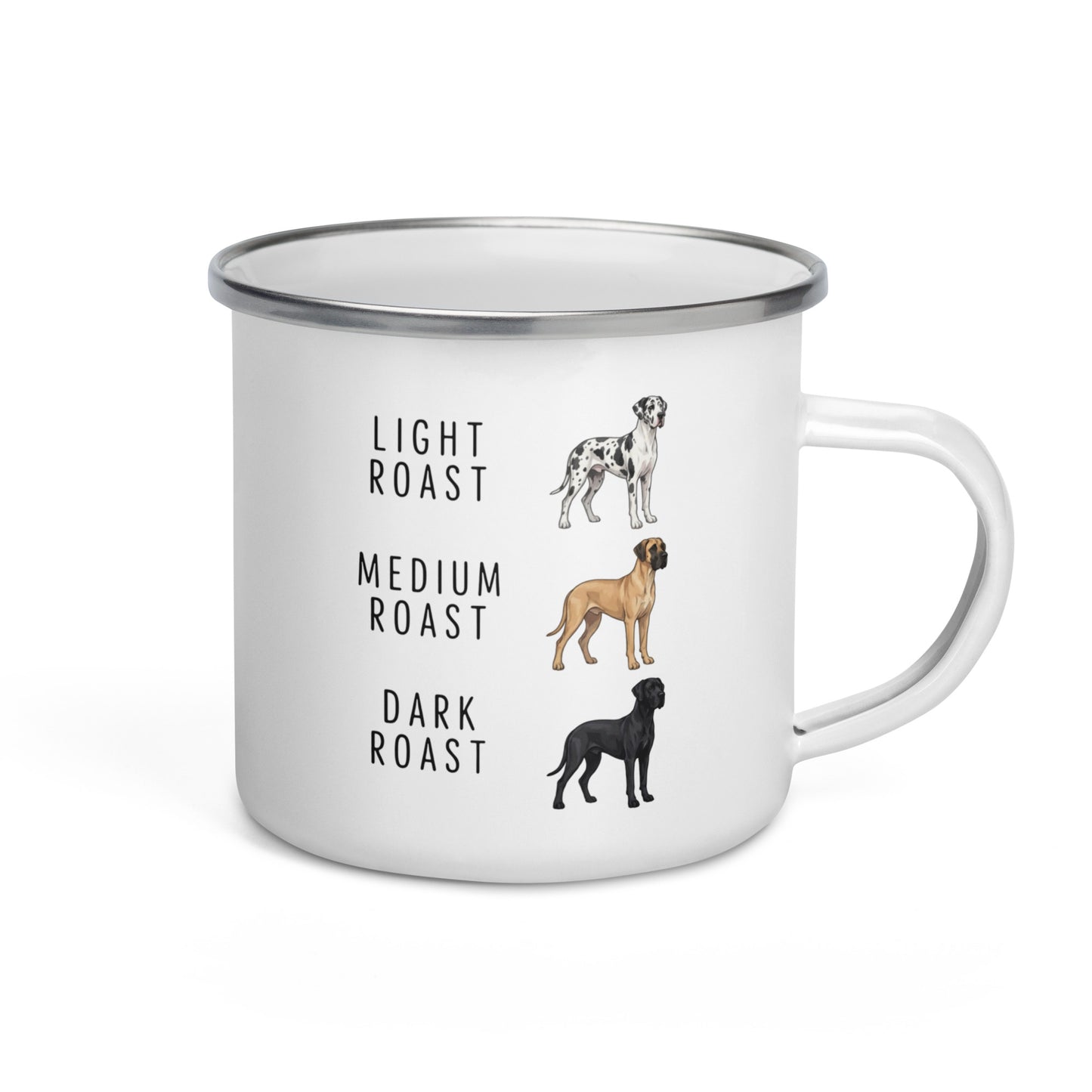 Great Dane Coffee Roast Enamel Mug . Default Title