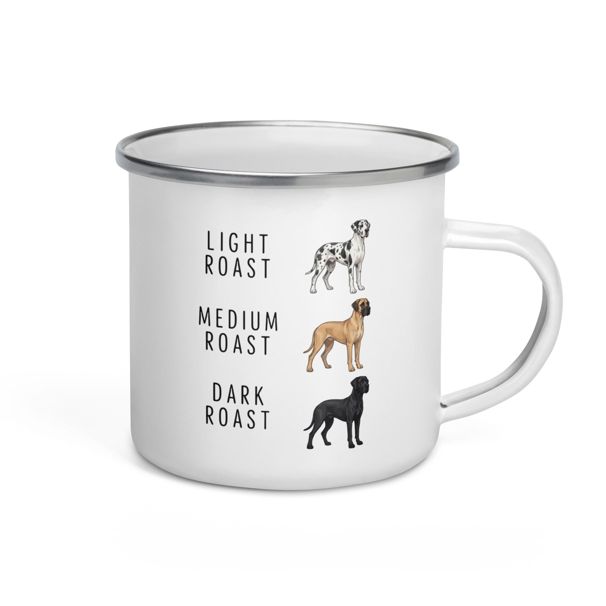 Great Dane Coffee Roast Enamel Mug . Default Title