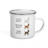 Bull Terrier Coffee Roast Enamel Mug . Default Title