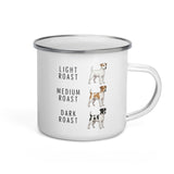Jack Russell Terrier Coffee Roast Enamel Mug . Default Title