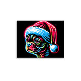 Bright Boston Holiday - Santa Pup Style Poster