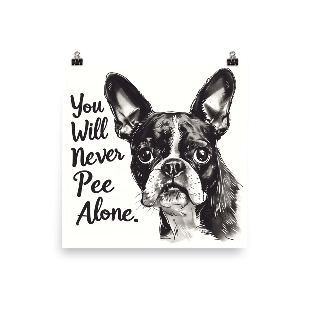 You Will Never Pee Alone Poster