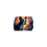 Artistic Representation Of A Boston Terrier In A Surreal Place Poster